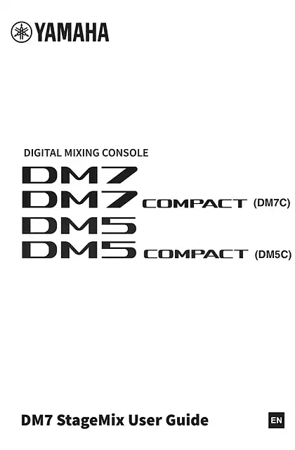 yamaha雅马哈DM StageMix User Guide [English]